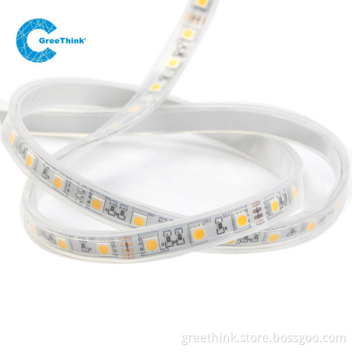 12v 2700k 5050 smd led light strip waterproof